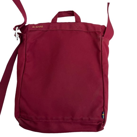Fjallraven G-1000 FOLDSACK NO 3 Bag Red Crossbody Messenger Bag - Picture 4 of 13